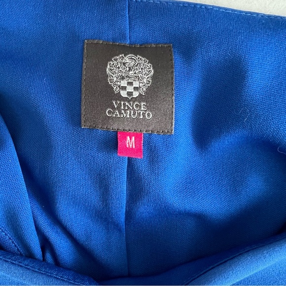 Vince Camuto Blue Asymmetrical Above Knee Dress - Picture 7 of 7